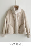 Berel High-Neck Eco Fur Mink Jacket