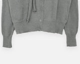 [Strap + Knit SET] Noda Side Button V-Neck Knit Button Cardigan