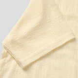 Edith Linen Half Shirt