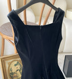 Benienne bustier velvet one piece