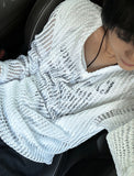 Muntz Grunge Mesh Printed Knit