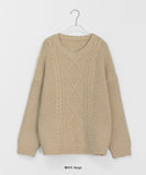 Kouni cable over round knit