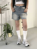 Crew Point Short Denim