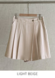 Wayling Pleated Banding Skirt Pants
