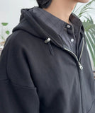 Heriel String Hooded Zip-up