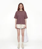 Georgette Cool Stripe Short Sleeve T-shirt