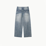 Godin Washed Back Pocket Wide Denim