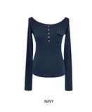 Rino Pocket Off-Shoulder Long Sleeve