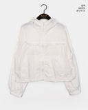 Surf Lace Hood Windbreaker Zip-Up