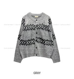 Meritz Wool Argyle Cardigan