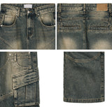 developer double pocket denim pants