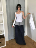 HOOK STRAP MAXI SKIRT
