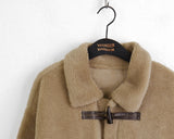 Shitao Mustang Collar Duffle Short Coat