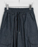 [unisex] Chanu Raw Denim Bermuda Cargo Pants