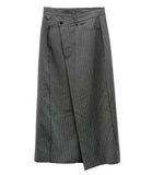 Belle Adjust Diagonal Unbalanced Long Skirt