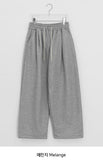 [Unisex] Mikala Banding Wide Brushed Pants