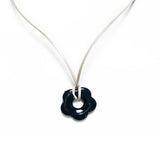 Glass Flower Ball Necklace