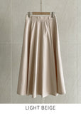 Joanne Flared Long Skirt (belt set)