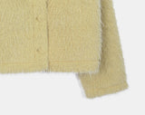 Bnet round button fur short jacket coat