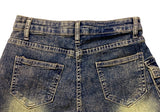 Cite Pocket Washing Mini Skirt Pants