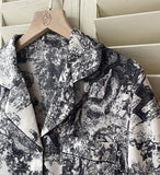 Myuteurin Toile Flower Pajama Set