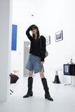 see-through long socks