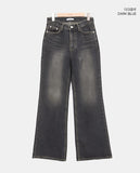 Doel Bootcut Washed Denim Pants