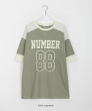 Petty Color Matching Over Short Sleeve Tee