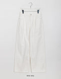 Colton Pintuck Cotton Wide Pants