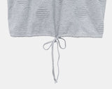 Shutin Big Dot Off-Shoulder Short Sleeve T-Shirt