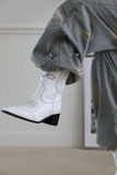 Modern western ankle boots