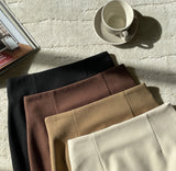 Miato brushed H-line skirt