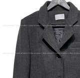 [wool30%] Oa single wool long coat