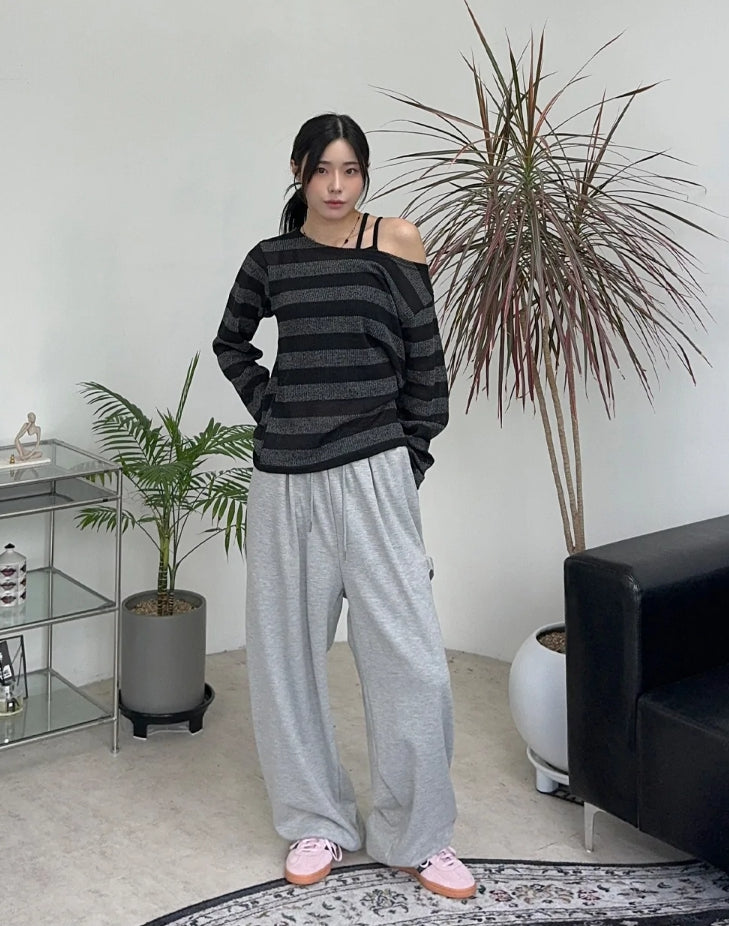 【SATIIIZ】Descene Carpenter Sweat Pants Descene Carpenter Sweat Pants - satiiiz