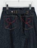 Tentin Adjust Raw Denim Wide Pants