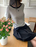 Maroni Pleats Tennis Midi Skirt