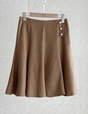 Julia Tweed Pearl Flare Mini Skirt