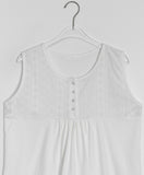 Ephew Summer Flower Punching Sleeveless