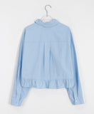 Yuneu Frill Crop Shirt