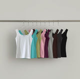 Trendy Mint Core Layered Recommendation Color Slim Fit Sleeveless