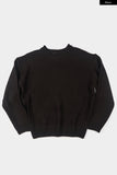 Reverse edge relaxed wool knit