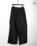 Stitch Color Incised Cotton L Wide PT