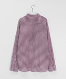 [unisex] Romiru Vintage Check Over Shirt