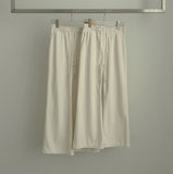 Corduroy Brushed Semi Bootcut Banding Pants