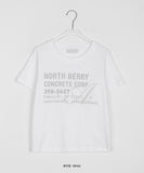 Lelse Printed Cropped Short Sleeve Tee