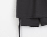 Cantu Slit Strap Banding Skirt Pants