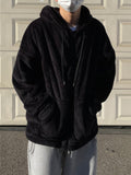 Boa fur Hoodie Zip-Up Jacket