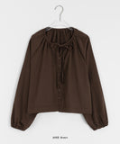 Nipu Ribbon Shirring Blouse