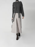 Luca Wool Pintuck Skirt