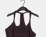 Kuyo Bokashi Knit Layered Sleeveless One Piece